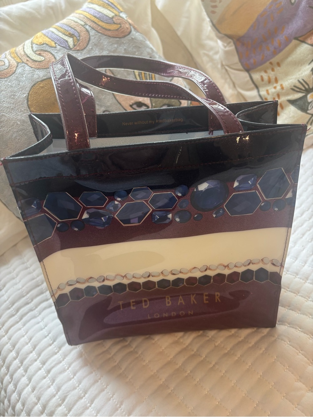 Ted Baker Small Striped Tote